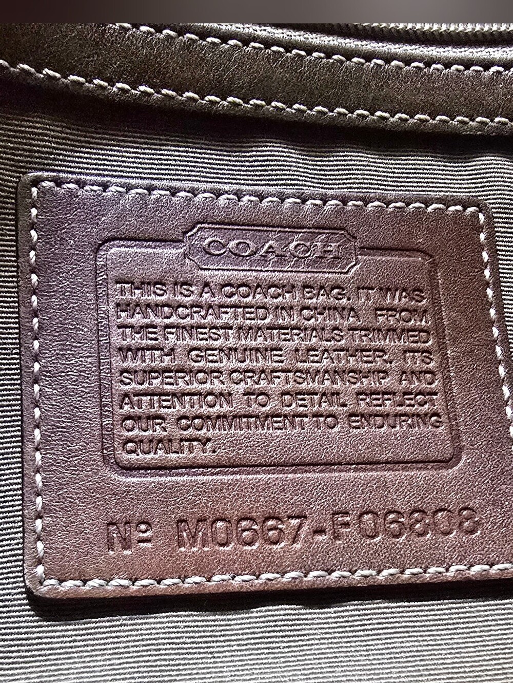 Vintage Coach Soho Signature Brown Canvas and Leather Shoulder Bag - Picture 14 of 14